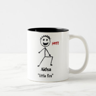 Tasse 2 Couleurs Signification nommée d'Aiden