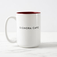 Signora Capo | Dame du chef | Musique à café itali
