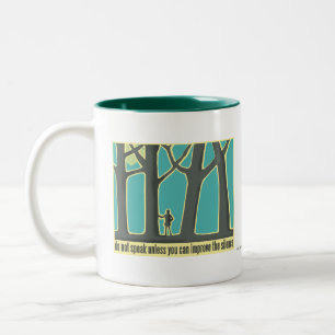Tasse 2 Couleurs Silence de la forêt