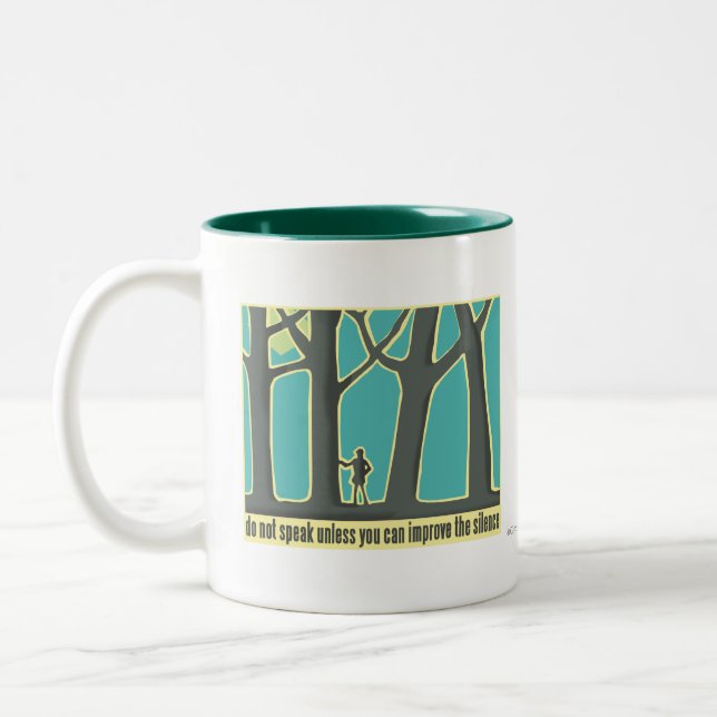 Tasse 2 Couleurs Silence de la forêt (Gauche)