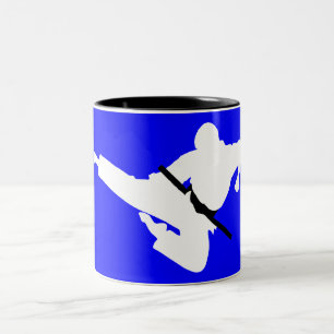 Tasse 2 Couleurs silhouette des arts martiaux