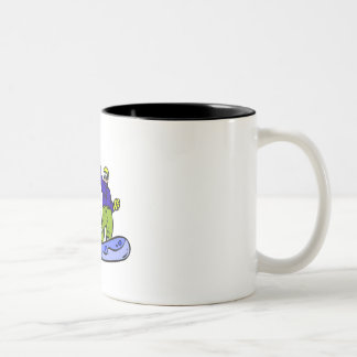 Tasse 2 Couleurs Sillage de surf des neiges