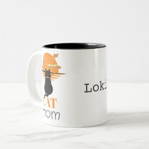 Tasse 2 Couleurs Simple Cuisine Script Propriétaire Animaux de comp