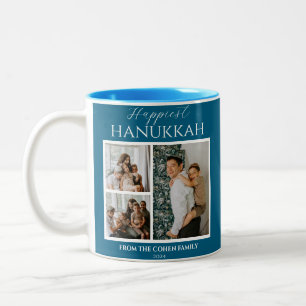 Tasse 2 Couleurs Simple moderne Happiest Hanoukka Elegant 3 Photo