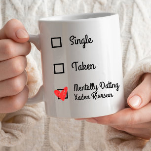 Tasse 2 Couleurs Simple. Pris. Personnalisable pour les rencontres