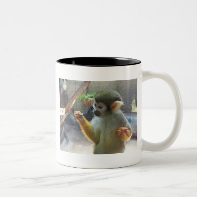 Tasse 2 Couleurs Singe (Droit)