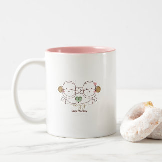 Tasse 2 Couleurs Singe chaussette cosy