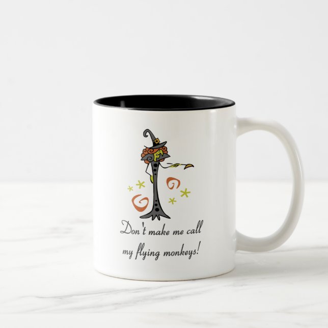 Tasse 2 Couleurs Singes de vol (Droit)