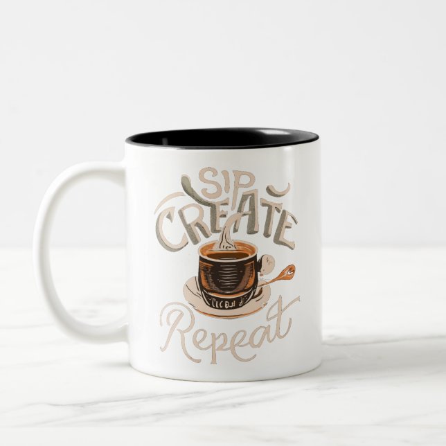 Tasse 2 Couleurs Sip Créer une répétition (Gauche)