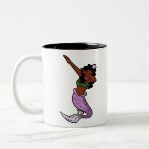 Tasse 2 Couleurs sirène noire