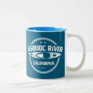 Tasse 2 Couleurs Sisquoc River California Kayak