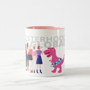 Tasse 2 Couleurs sisterhood est mondial, le mois de l'histoire des
