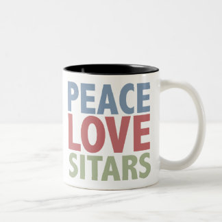 Tasse 2 Couleurs Sitar d'amour de paix