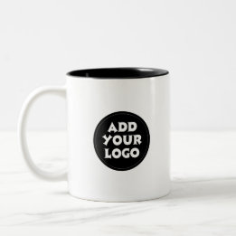 Tasse 2 Couleurs Site Web de code QR du logo d'entreprise personnal