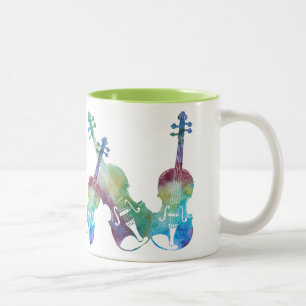 Tasse 2 Couleurs Six violons de Colorwash