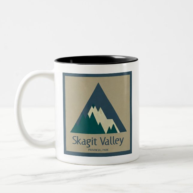 Tasse 2 Couleurs Skagit Valley Provincial Park Rustic (Gauche)