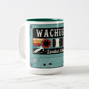 Tasse 2 Couleurs Ski de montagne Retro Wachusett