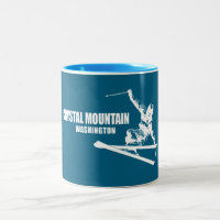 Skier Crystal Mountain Washington