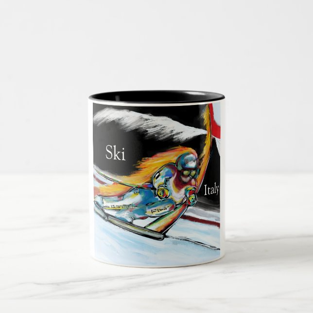 TASSE 2 COULEURS SKIEUR (Centre)