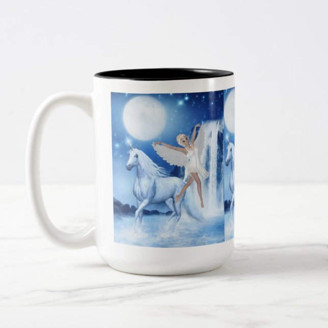 Tasse 2 Couleurs Sky Féerie Aspar et Unicorn (Gauche)