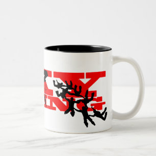 Tasse 2 Couleurs Skydiving