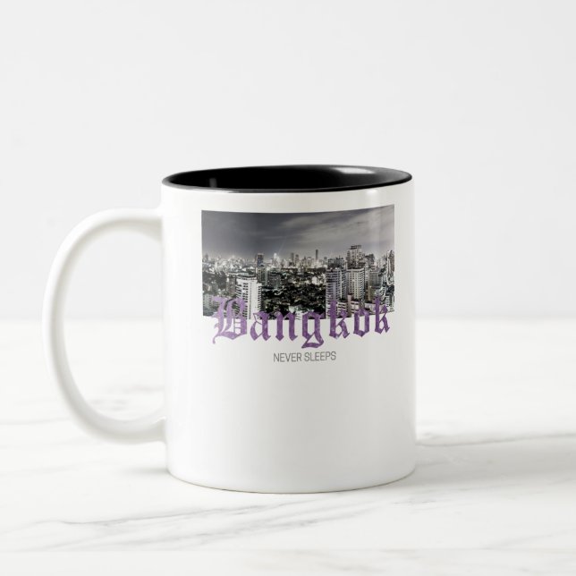 Tasse 2 Couleurs Skyline Bangkok (Gauche)