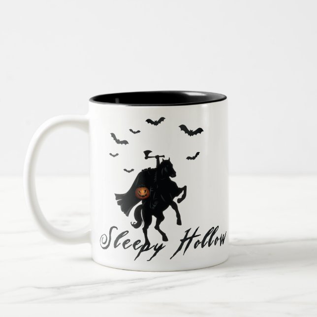 Tasse 2 Couleurs Sleepy Hollow Horseman sans tête (Gauche)