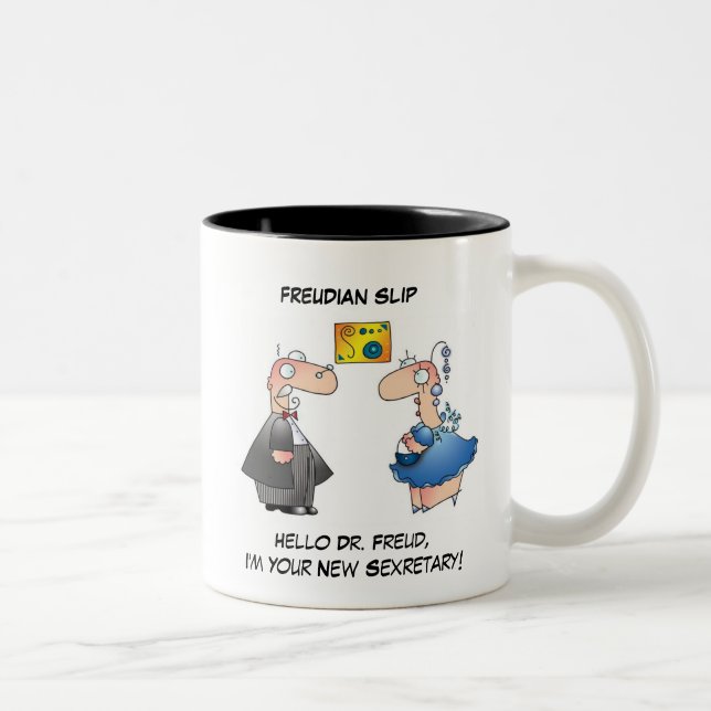 Tasse 2 Couleurs SLIP FREUDIEN avant avril McCallum (Droit)