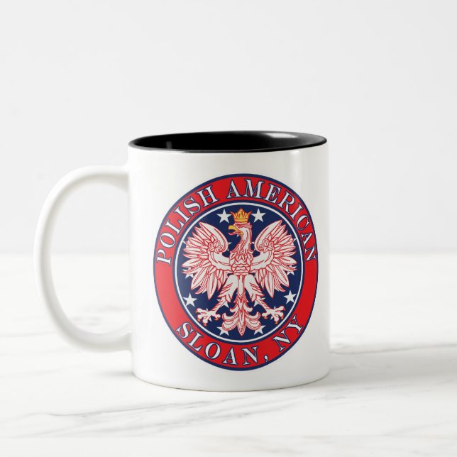 Tasse 2 Couleurs Sloan New York Eagle (Gauche)