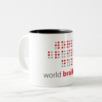 Slogan World Braille day. Journée mondiale du brai