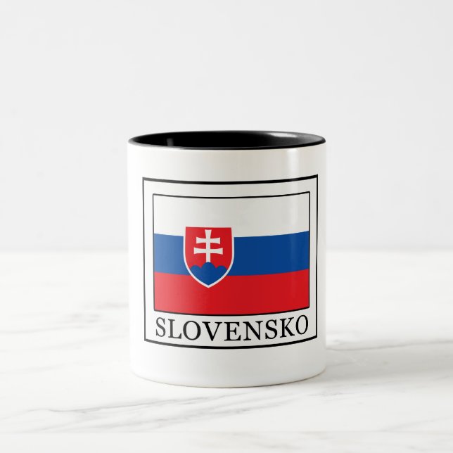 Tasse 2 Couleurs Slovène (Centre)