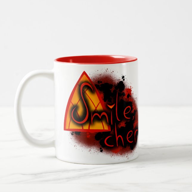Tasse 2 Couleurs Smile, Cher :) (Gauche)