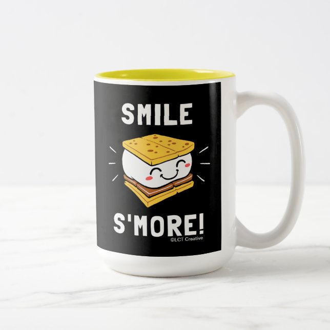 Tasse 2 Couleurs Smile S'more (Droit)
