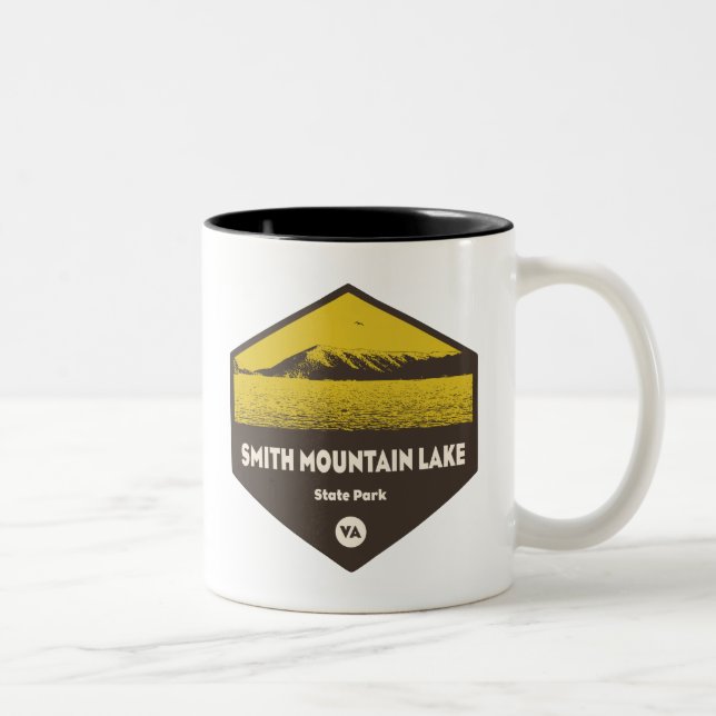 Tasse 2 Couleurs Smith Mountain Lake State Park, Virginie (Droit)