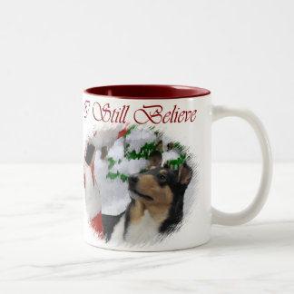 Tasse 2 Couleurs Smooth Collie Cadeaux de Noël