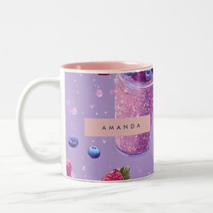 Tasse 2 Couleurs Smoothie Violet au Berry Bliss Pétillant Personnal