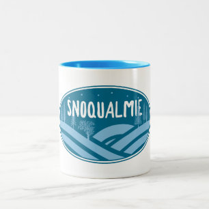 Tasse 2 Couleurs Snoqualmie Washington Dehors