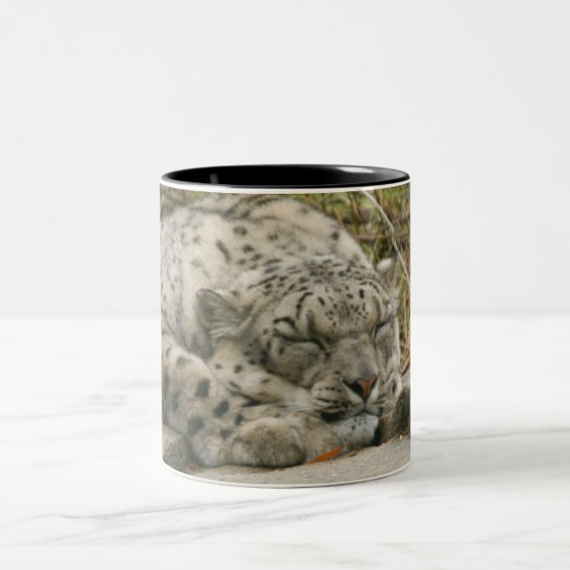 Tasse 2 Couleurs SnowLeopardM001 (Centre)