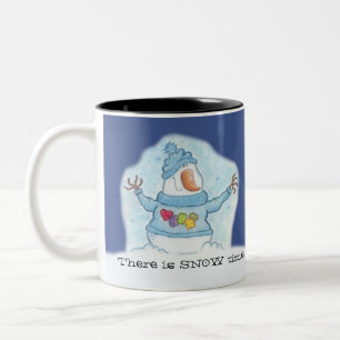 Tasse 2 Couleurs Snowman-Noël Est "Neige" Fermer