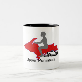 Tasse 2 Couleurs Snowmobile supérieur de péninsule