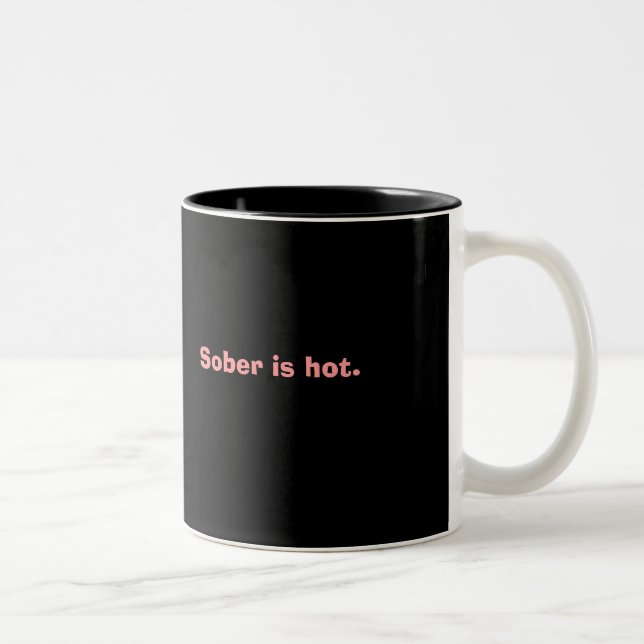 Tasse 2 Couleurs Sobre est chaud (Droit)