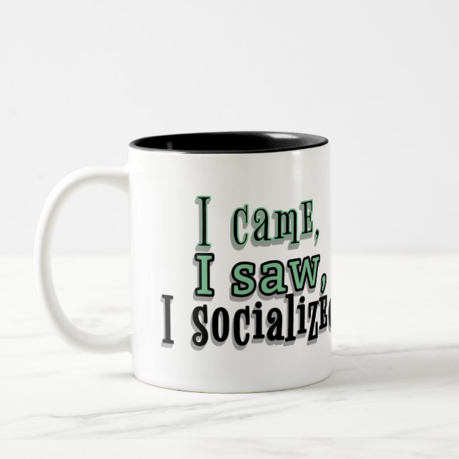 Tasse 2 Couleurs Socialiser (Gauche)
