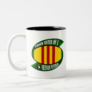 Tasse 2 Couleurs Soeur fière - vétérinaire du Vietnam