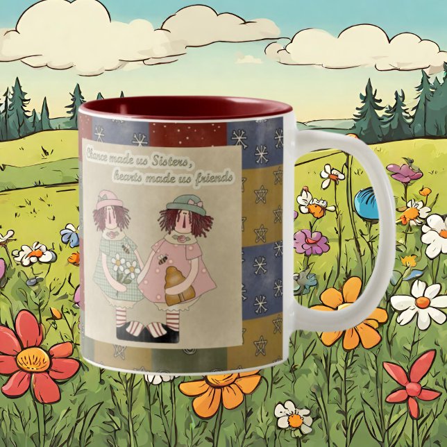 Tasse 2 Couleurs Soeurs (Créateur téléchargé)