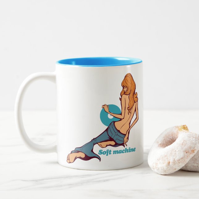 Tasse 2 Couleurs Soft machine (Avec donut)