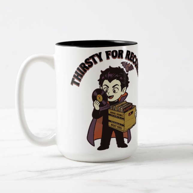 Tasse 2 Couleurs Soif de disques (Gauche)