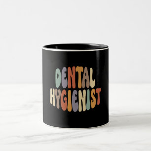 Tasse 2 Couleurs Soins dentaires Hygiéniste Fière Profession profes