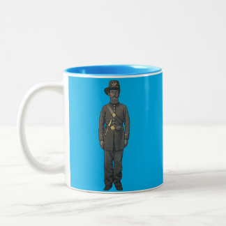 Tasse 2 Couleurs Soldat de l'Union de la Guerre civile en uniforme