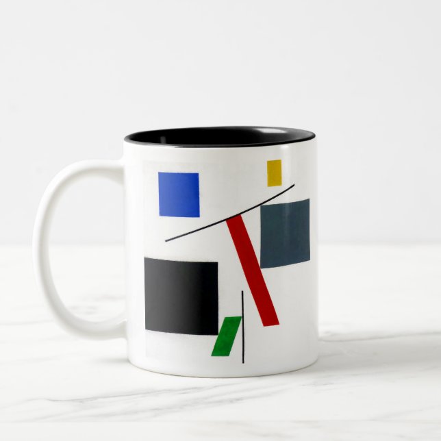 Tasse 2 Couleurs Solde d'arête de Sophie Taeuber (Gauche)