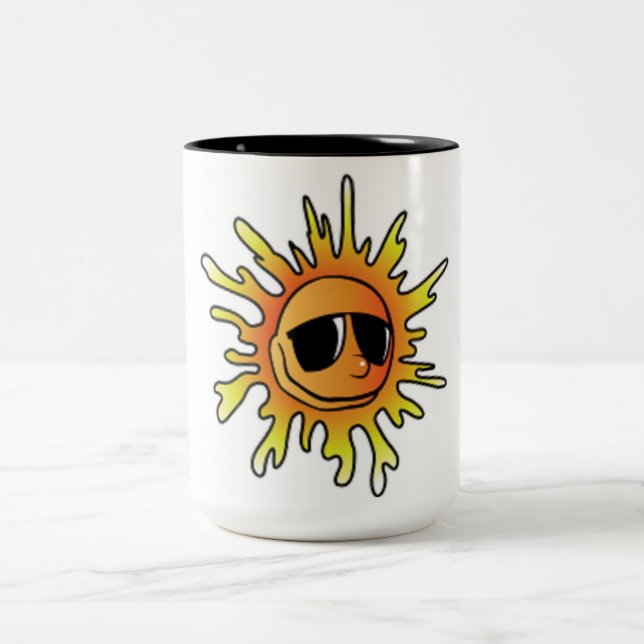 Tasse 2 Couleurs SOLEIL D'ÉTÉ cool (Centre)
